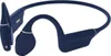 A pair of dark blue bone conduction headphones is shown against a white background. Produktbild-Vorschau