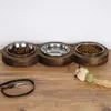 Skye Decor, demi-lune PET010EVL, couleur noyer, colliers Voir les images du produit 4