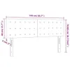 vidaXL Têtes de lit 2 pcs. Vert foncé 72x5x78/88 cm velours Voir les images du produit 9