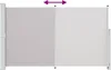 vidaXL Seitenmarkise Ausziehbar 180x300 cm Grau Produktbild-Vorschau 7