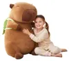 Großes Maskottchen Plüsch-Kissen Spielzeug Capybara 100 cm Produktbild-Vorschau 1
