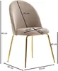 WOHNLING Esszimmerstuhl 2er Set Samt Beige Gepolstert Produktbild-Vorschau 7