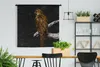 MuchoWow® Wandteppich Wandbehang Papagei - Gold - Zweig Produktbild-Vorschau 2