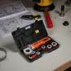 KRAFT&DELE | Tragbare Gewindeschneidmaschine, 2400W,  1/2", Produktbild-Vorschau 2