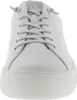 A close-up, front-facing view of a white sneaker. Voir les images du produit