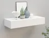 vidaXL Wandregal mit Schublade Weiß 60x23,5x10 cm MDF -  Produktbild-Vorschau 2