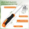 Unkraut Entferner Edelstahl Gartenwerkzeug mit Stiel, Hand Produktbild-Vorschau 2
