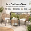 Balkonset Gartenset Bistro Set Gartenmöbel Set Outdoor Rope Produktbild-Vorschau 3