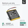 CELLONIC 1x Batteria per Headset / Auricolare / Cuffie Anteprima dell’immagine prodotto 2