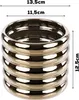 A close-up view of a stack of gold-colored ceramic rings, with dimensions indicated by measurement lines and text. Náhled obrázku produktu