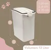 2er Set Futtertonne Luftdicht mit Deckel Futtertonne Hund Produktbild-Vorschau 2