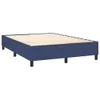 Boxspringbett mit Matratze & LED Blau 140x190 cm Stoff Produktbild-Vorschau 5