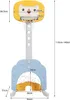 COSTWAY 3 in 1 Kinder Spielplatz, höhenverstellbarer Produktbild-Vorschau 5
