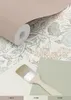 ESTAhome Tapeta kwiaty i ptaki w stylu secesyjnym szaro Podgląd zdjęcia produktu 5