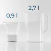 Jarra filtrante Wessper D3 SLIM FutureFlow™ de 2,7 litros, Vista previa de la imagen del producto 5