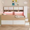 Merax Kinderbett 90x200 cm mit Kleiderschrank und Produktbild-Vorschau 2