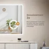 EMKE Miroir de salle de bain avec grossissement 3x Voir les images du produit 3