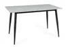 Esstisch JUSEF - 130x70, weiß / schwarz Produktbild-Vorschau 1