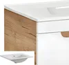 Badezimmer Möbel Set Hochglanz weiß inkl. 61 cm Produktbild-Vorschau 6