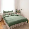 Parure de lit mousseline 155x220 cm Vert avec taie 80x80 Voir les images du produit 1