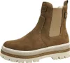 A single brown and beige Rieker women's boot is shown against a white background. Produktbild-Vorschau