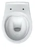 Wand-WC Set Hanna Tiefspüler ohne Spülrand weiß glänzend Produktbild-Vorschau 5