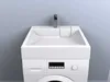 Lavabo, Da montare, Sulla lavatrice, 60,3X59,8 Cm Anteprima dell’immagine prodotto 3