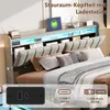 INONEFT čalúnená posteľ 160x200 cm s hydraulickým systémom Náhľad obrázku produktu 4