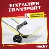 HECHT 661 GT Schneeschieber Schneeschaufel mit Räder | 66 Produktbild-Vorschau 7