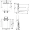 HEWI 900.51.10360 AS Einhängesitz mit Armlehnen, groß Produktbild-Vorschau 2