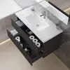 100 cm Badmöbel-Set Unterschrank mit Mineralguss waschtisch Produktbild-Vorschau 2