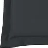 vidaXL Coussin pour banc de jardin Anthracite 150x50x3 cm Voir les images du produit 11