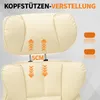 HOFFREE Ergonomischer Leder Bürostuhl, hoher XXL Drehstuhl Produktbild-Vorschau 5