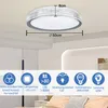 UISEBRT 60W Sternenhimmel Deckenleuchte LED Deckenlampe Produktbild-Vorschau 3