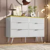 MODFU Kommode Sideboard aus Bernstein Glas mit 6 Produktbild-Vorschau 2