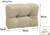 sunnypillow Palettenkissen für Gartenmöbel - Rückenkissen Produktbild-Vorschau 1