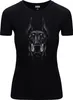 Diarbo Damen T-Shirt mit Tierliebhaber Druck Dobermann Kopf Produktbild-Vorschau 1