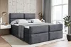 ALTDECOR Boxspringbett mit Fußteil, 2 Matratzen und Topper Produktbild-Vorschau 1