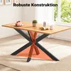 XPOtool oceľové nohy stola Rám pavúka 43x58x98cm v čiernej Náhľad obrázku produktu 13