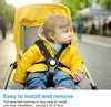 URAQT Baby ceinture de sécurité épaulettes 2 pièces Noir - Voir les images du produit 5