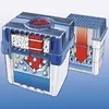 Cross-section diagram of two dehumidifier units showing internal workings and water collection. Anteprima dell’immagine prodotto