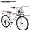 Hiland 26 Zoll 7 Gang Pendler Stadtfahrrad für Männer und Produktbild-Vorschau 2