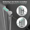 Falttür Duschkabine 90x90x185cm Eckeinstieg Duschabtrennung Produktbild-Vorschau 8