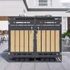 Mülltonnenbox mit hydraulischem Deckel, vertikale Produktbild-Vorschau 2