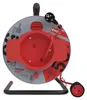 Prodlužovací kabel na bubnu 50 m / 1 zásuvka / červený / PVC / 230 V / 1,5 mm2 Produktbild-Vorschau
