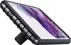A black smartphone case with a kickstand is shown at an angle. Náhled obrázku produktu