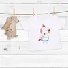 Mr. & Mrs. Panda  T-Shirt Einhorn Küche 6. - 12. Monat - Produktbild-Vorschau 2
