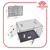 AREBOS Klatka dla psa 107x71x77,5 cm składana skrzynia Podgląd zdjęcia produktu 11