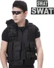 Kamizelka taktyczna, wojskowa czarna policja SWAT kamizelka Podgląd zdjęcia produktu 5