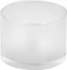 A frosted glass container on a white background. Produktbild-Vorschau